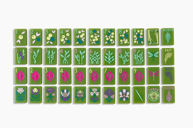 The Mahjong Line The Botanical Line — Avocado Green