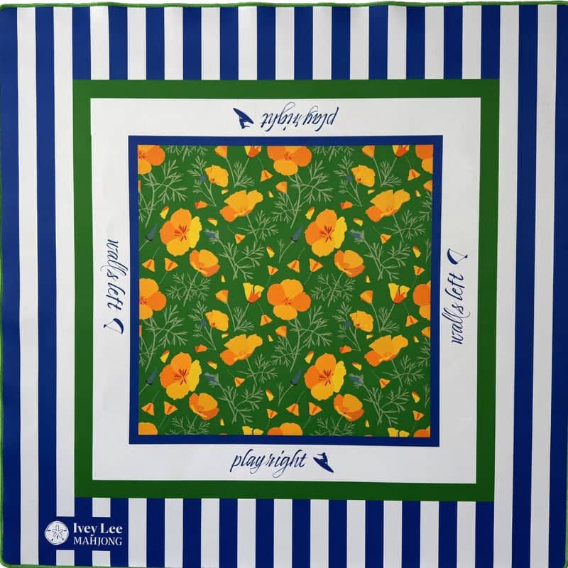 Ivey Lee Mahjong California Poppies