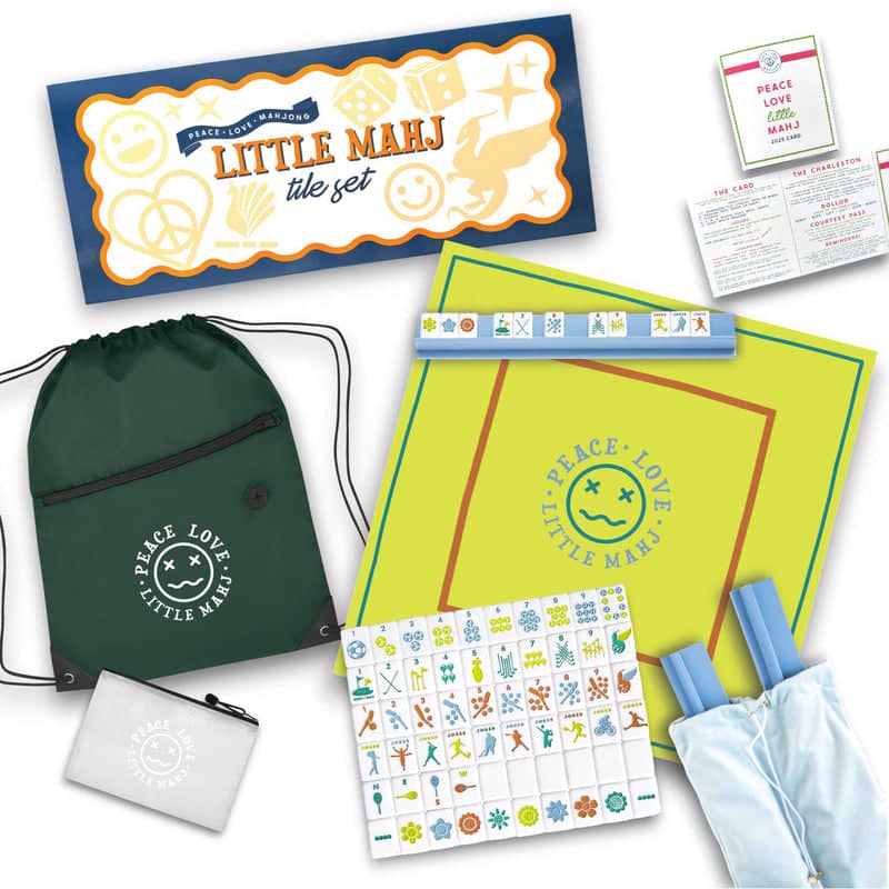 Peace Love Mahjong Game On - Little Mahj Kids