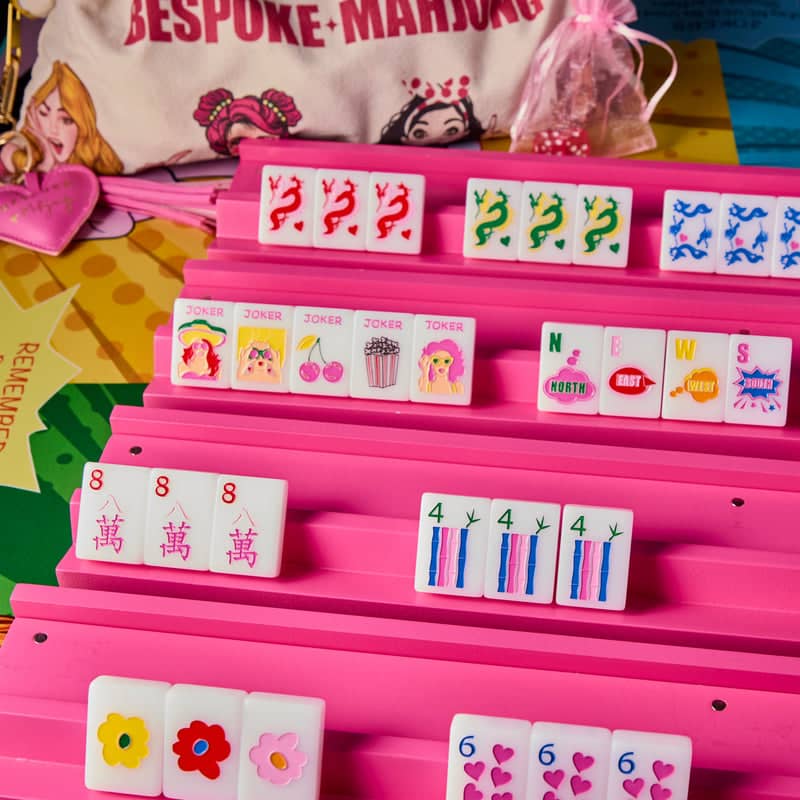 Bespoke Mahjong Pop Divas — BRIGHT WHITE