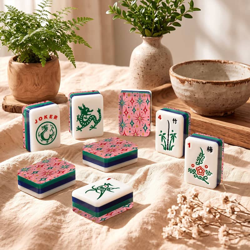 Splash Of Mahj And Color Co. Modtastic Starburst 4 Layer — Blue Green