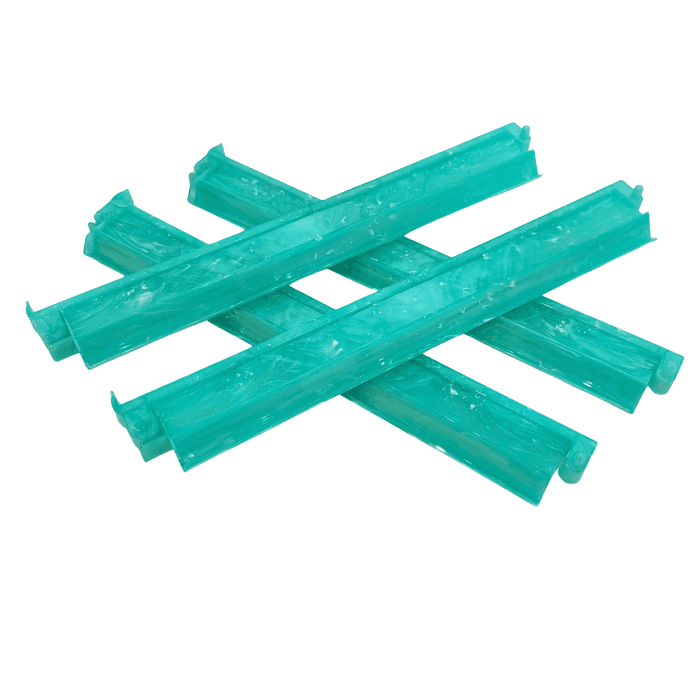 Mahjong Studios Sea Glass Green Translucent Racks & Pushers — Sea Glass Green