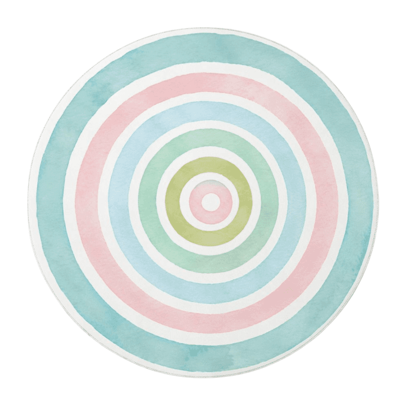 Yolo Mahjong Pastel Rainbow Round