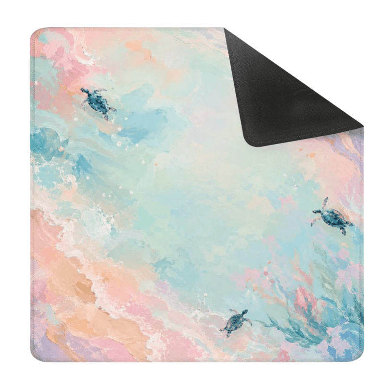 Yolo Mahjong Serene Pastel Turtles in the Sea