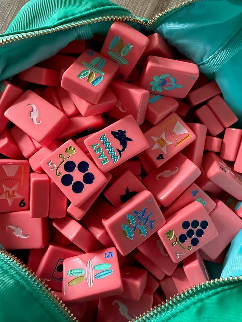 Dot Crak Bam Boom My Fair Mahjong The California Series — Orange-Pink-Red