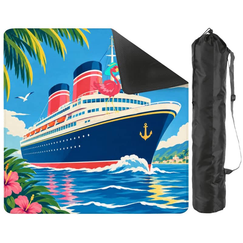 Splash Of Mahj And Color Co. Set To Sail Cruise Mini Mat