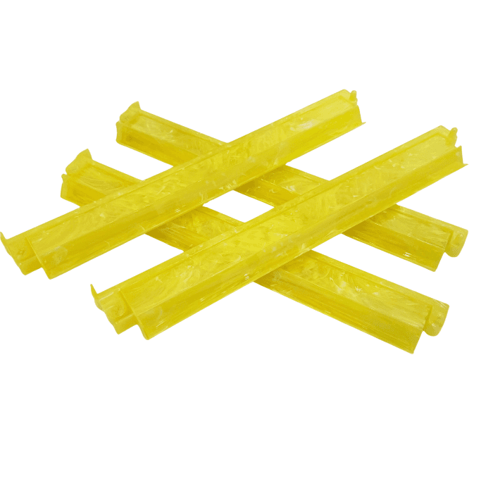 Mahjong Studios Limoncello Racks & Pushers — Yellow & White