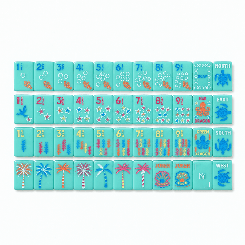Amahj Line Coastal Signature — Teal
