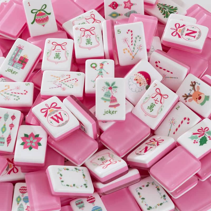 Mahj Days Pink Christmas