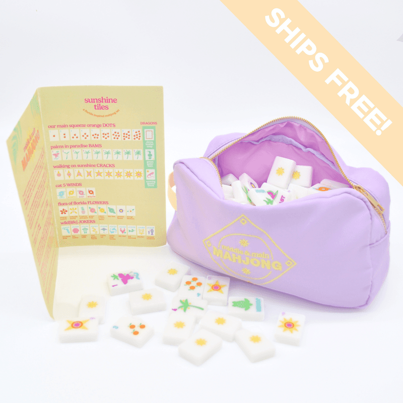 Middle & Main Mahjong Sunshine Tiles