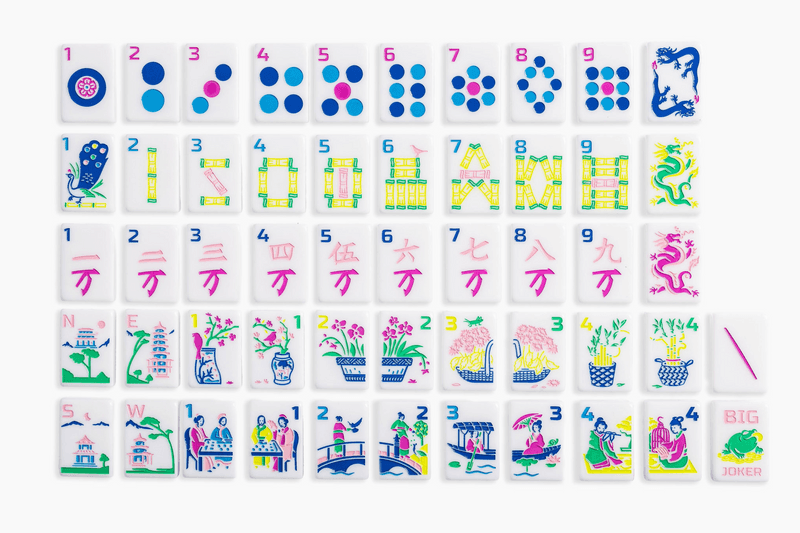 The Mahjong Line The Classic Line — Crisp White