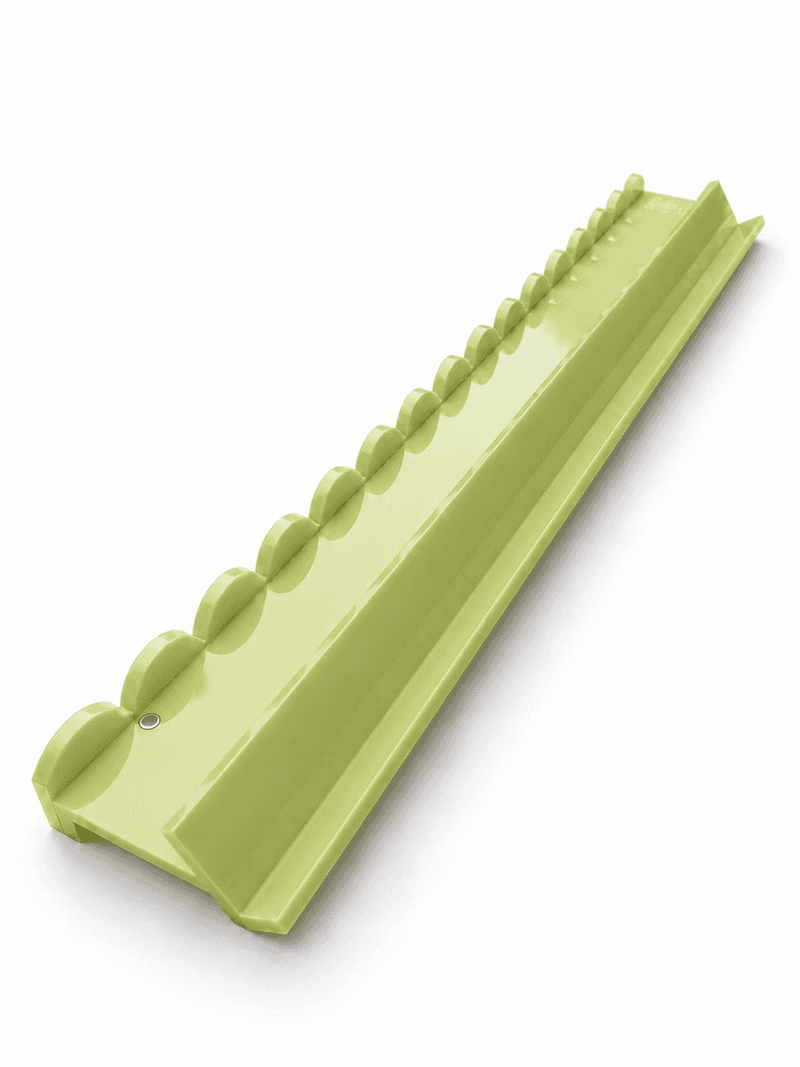 Anders Ruff Design Co. Pistachio Green Acrylic Rack Set — Scalloped Pushers — Pistachio Green