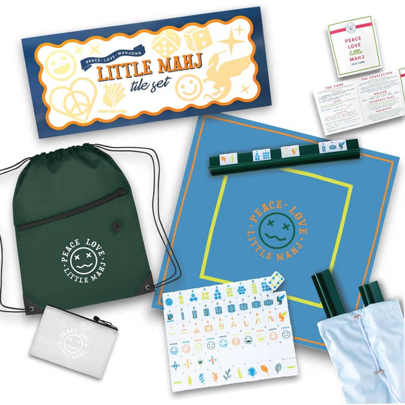 Peace Love Mahjong Chill Guy - Little Mahj Kids Mahjong Set