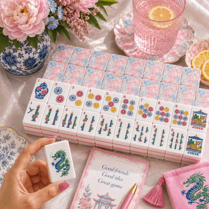 Splash Of Mahj And Color Co. Chinoiserie Cotton Candy Dreams