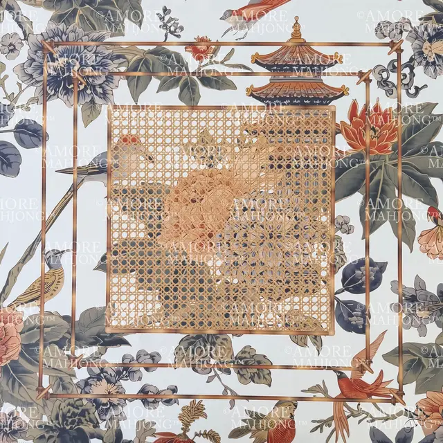 Amore Mahjong Pagoda Garden Mat (Leatherette)