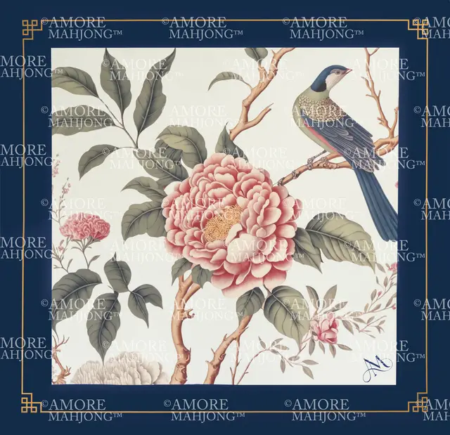 Amore Mahjong Southern Garden Mahjong Mat (Leatherette)