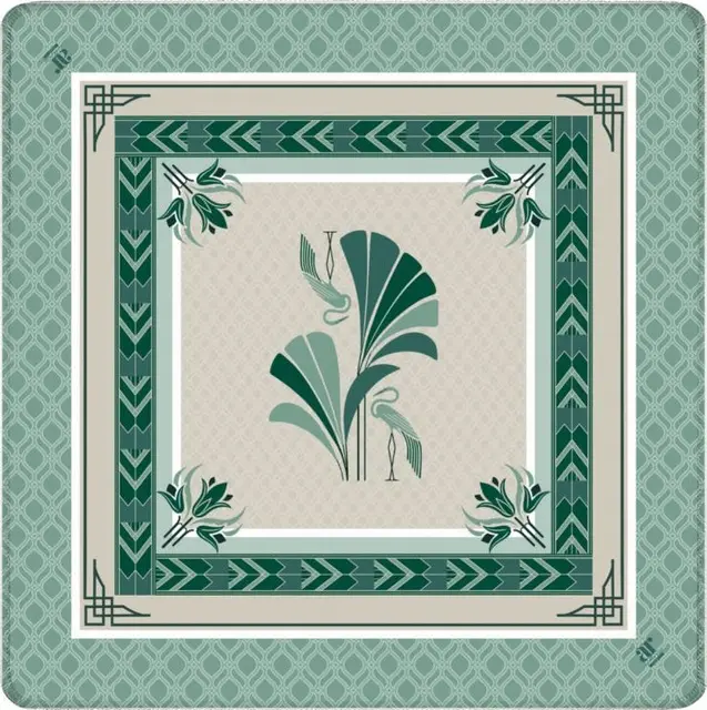 Anders Ruff Design Co. Gatsby's Feathered Affair Mahjong Mat