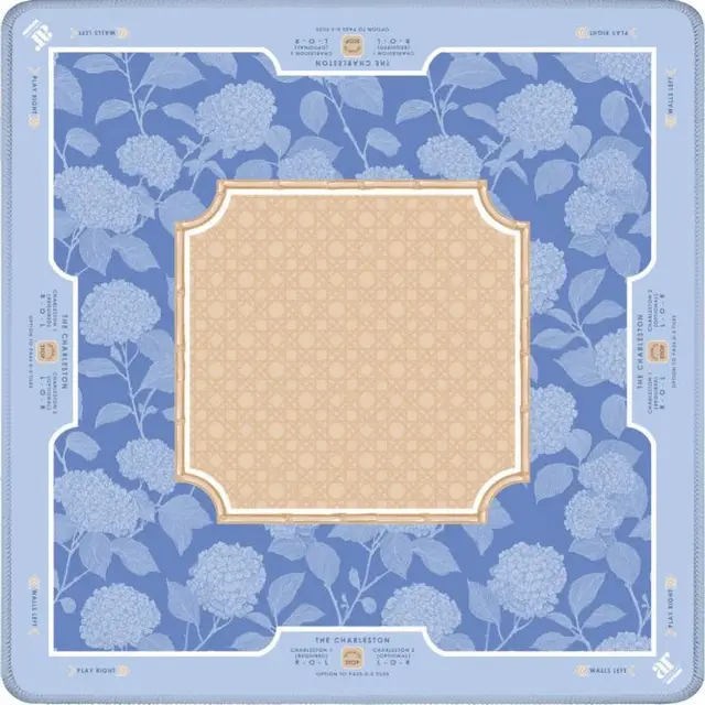 Anders Ruff Design Co. Hamptons Hydrangea Mahjong Mat