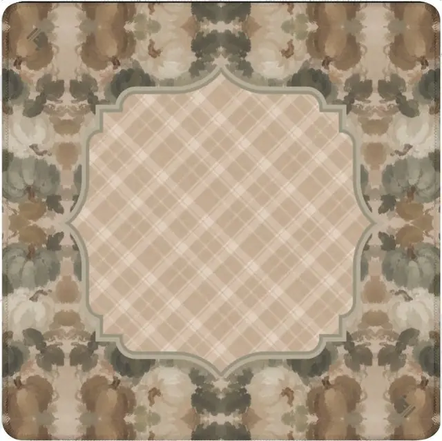 Anders Ruff Design Co. Heirloom Harvest Plaid Mahjong Mat