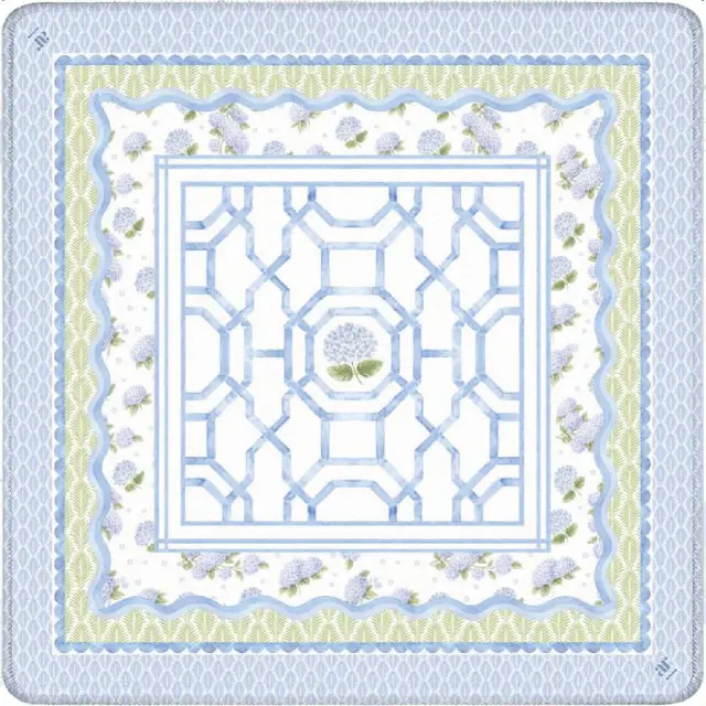 Anders Ruff Design Co. House of Hydrangea Mahjong Mat