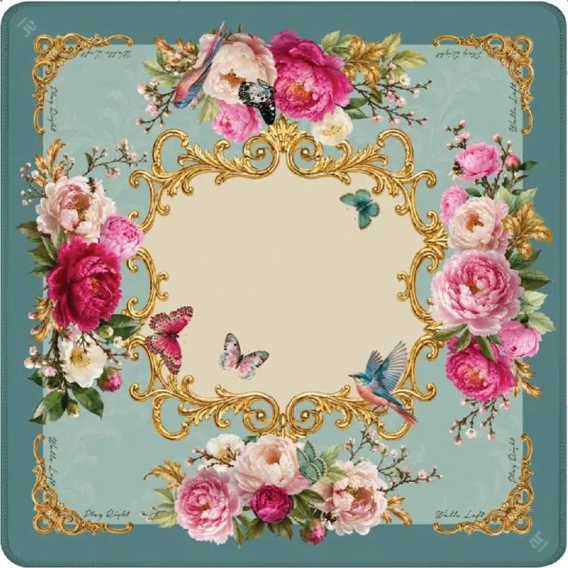 Anders Ruff Design Co. Mahj in Bloom Mahjong Mat
