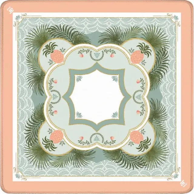 Anders Ruff Design Co. Pineapple Palms Mahjong Mat