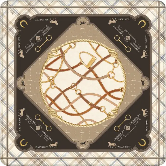 Anders Ruff Design Co. Saddles & Silk Mahjong Mat