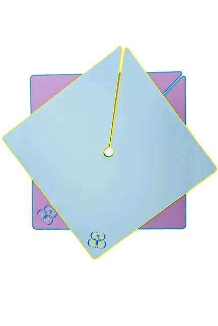 Bam Bird Boutique Neoprene Umbrella Mahjong Mat — Purple