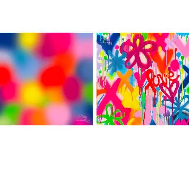Bespoke Mahjong DOUBLE-SIDED MAT | Double the Fun/Bespoke x Corey Paige - GRAFFITI STREET STYLE MAT