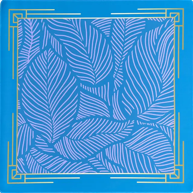 Bird & Bamboo The Paradise Mahjong Mat - Tropical Teal