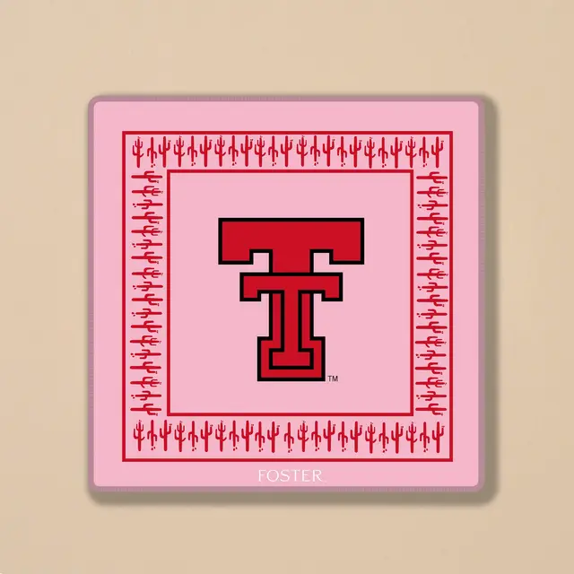 Foster Collegiate - Mahjong Texas Tech® Mahjong Mat — Cactus