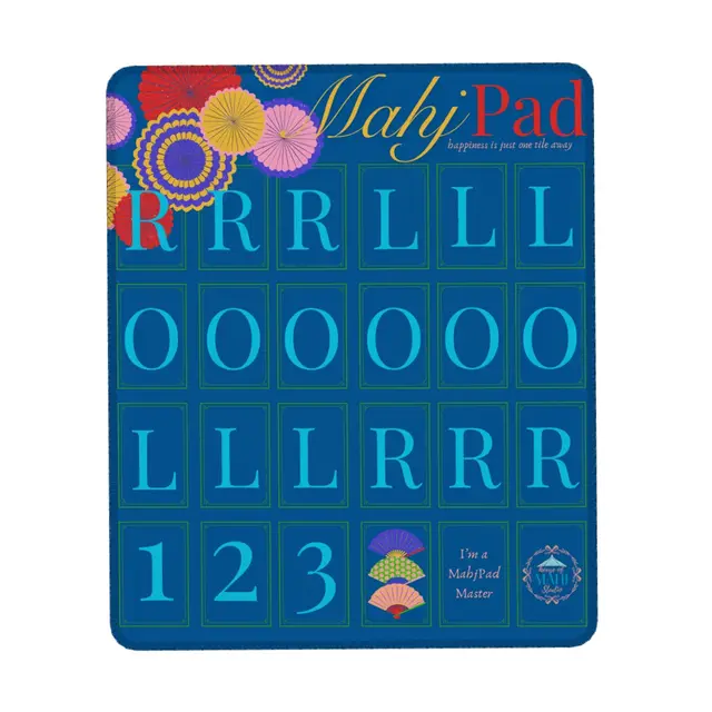 House of Mahj NEW! Parasol Fun MahjPad Practice Mahjong Mat