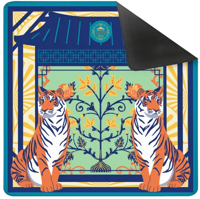 House of Mahj Royale Palace Mahjong Mat 33" x 33" (Ship Rolled up)