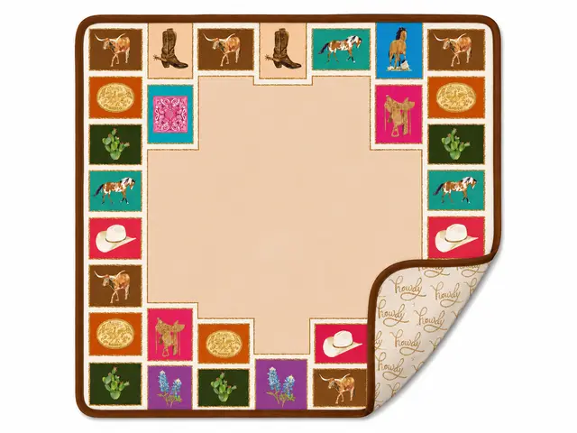 Keva Style Out West Double-Sided Mahjong Mat