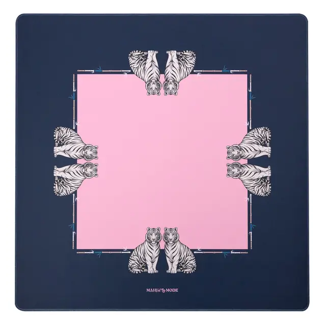 Mahj a la Mode The White Tigers Den Mat - Blush