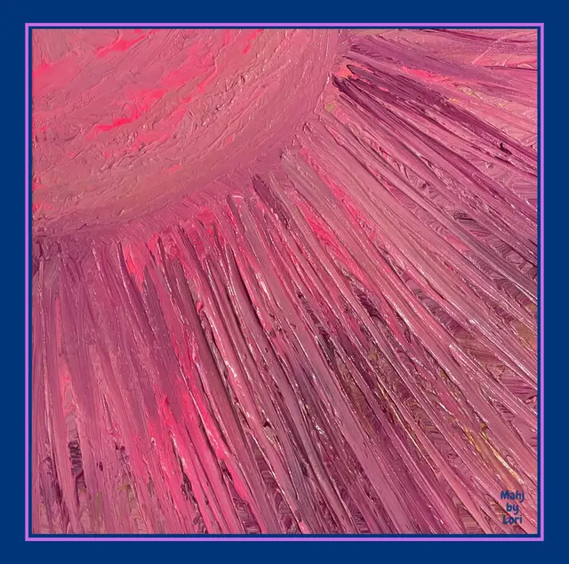 Mahj by Lori Pink Sunshine Mat