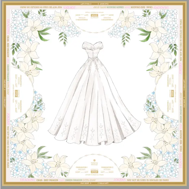 Mahjong Montage Ever After - Mahjong Mat - Pre order for October