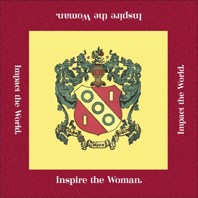 Mahjong Sisterhood Alpha Gamma Delta Mahjong Mat