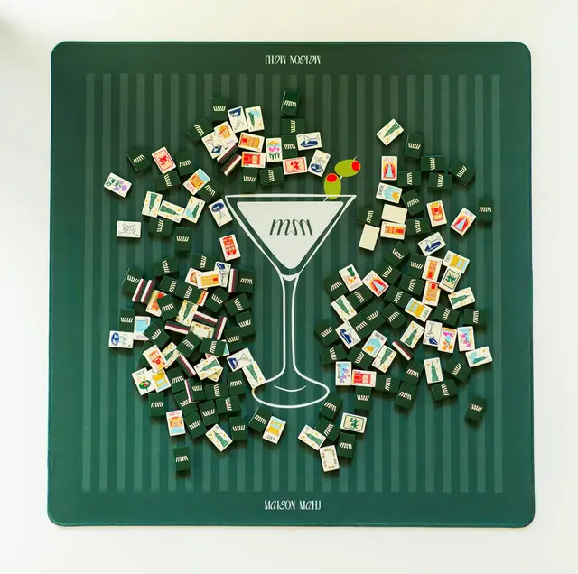 Maison Mahj The Olive City Mat