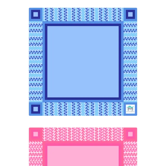 My Fair Mahjong MAHJONG MAT | Prism | 33" x 33" — Prism Pink