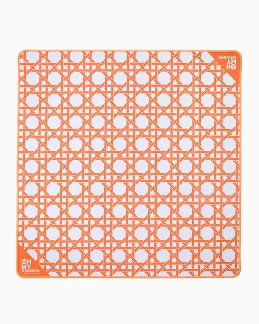 Oh My Mahjong Mini Orange Cane Mat