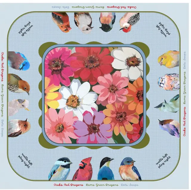 Refuge for Women Kentucky Bird & Blossom Mahjong Mat