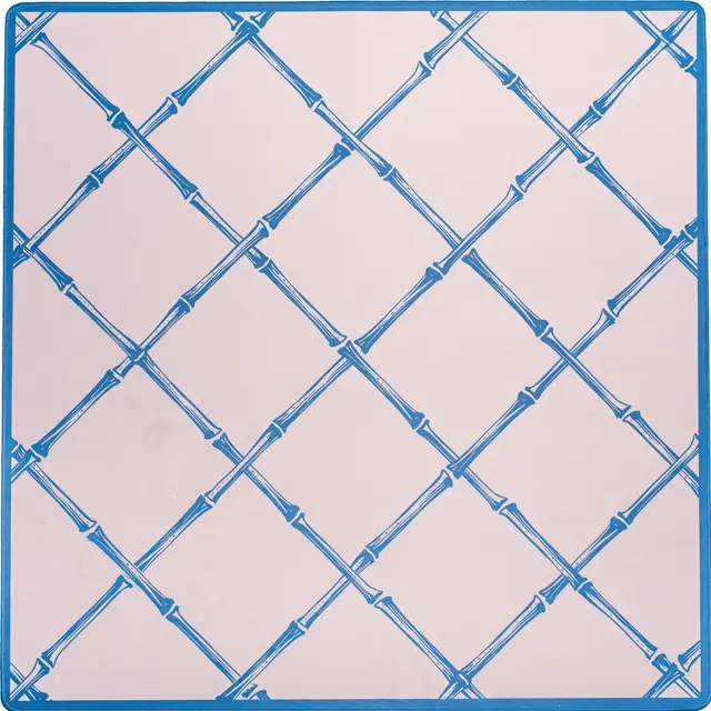 Southern Sparrow MAHJONG GAME MAT: TRELLIS IN PETAL PINK