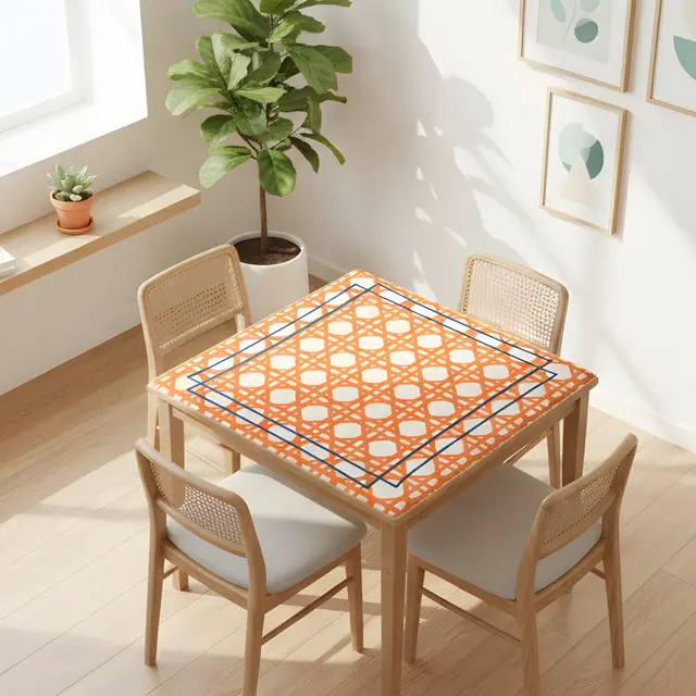 Splash Of Mahj And Color Co. Cane Glow Minimalist Modern Mahjong Mat