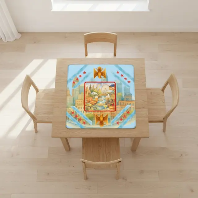 Splash Of Mahj And Color Co. Chicago Illinois Sweet Home Mahjong Mat
