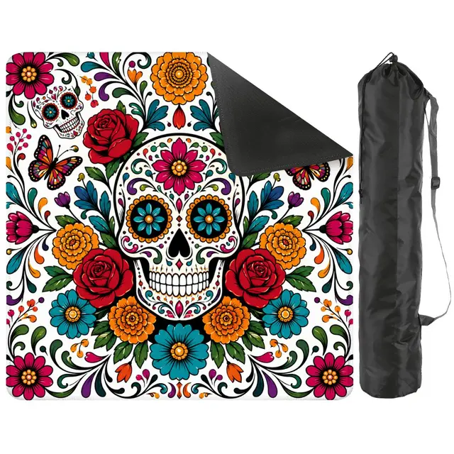 Splash Of Mahj And Color Co. Día de los Muertos Mahjong Mat