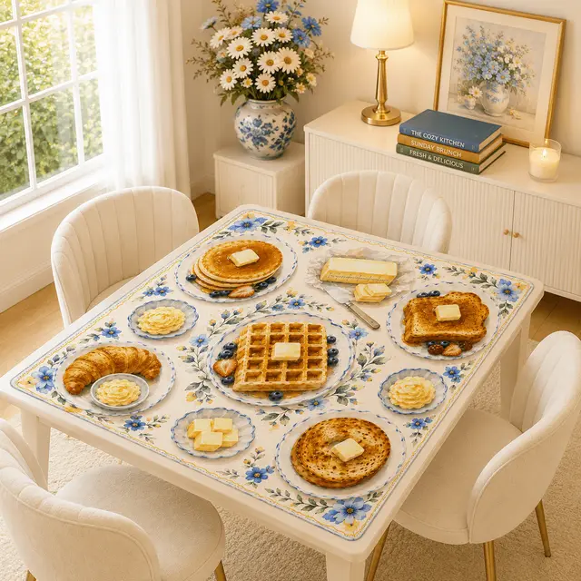 Splash Of Mahj And Color Co. Everything's Better With Butter Mahjong Brunch Mat