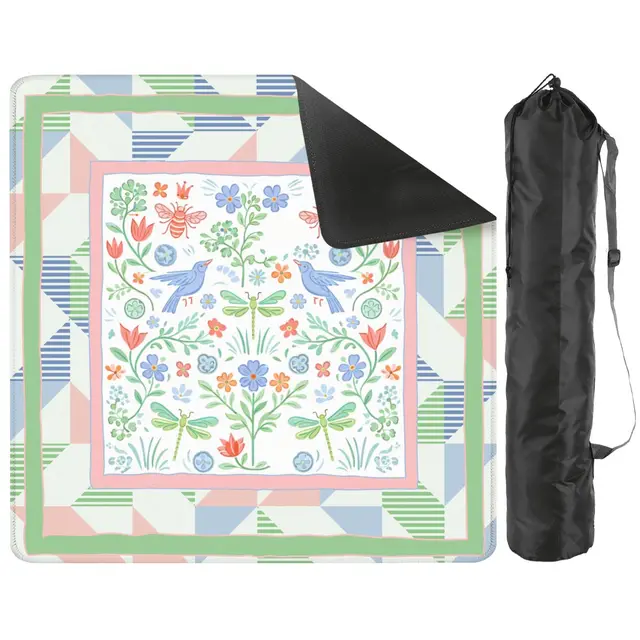 Splash Of Mahj And Color Co. Garden Of Eden Mahjong Mat 26x26