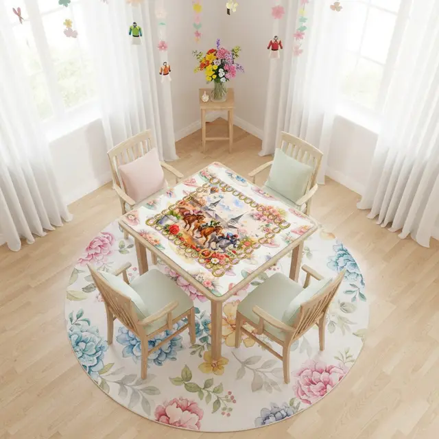 Splash Of Mahj And Color Co. Kentucky Derby Mahjong Mat