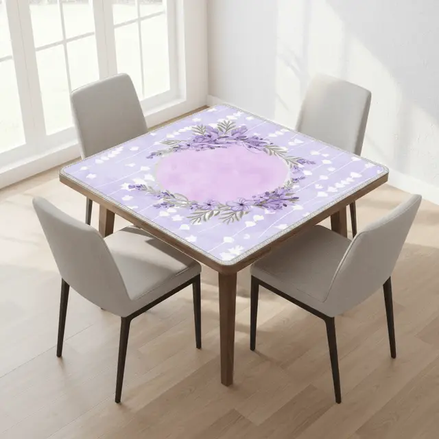 Splash Of Mahj And Color Co. Lovely Lilac, Pale Pastel Purple Mahjong Mat